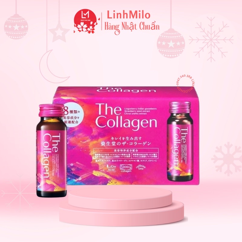 Nước uống The collagen shiseido hộp 10 lọ 50ml