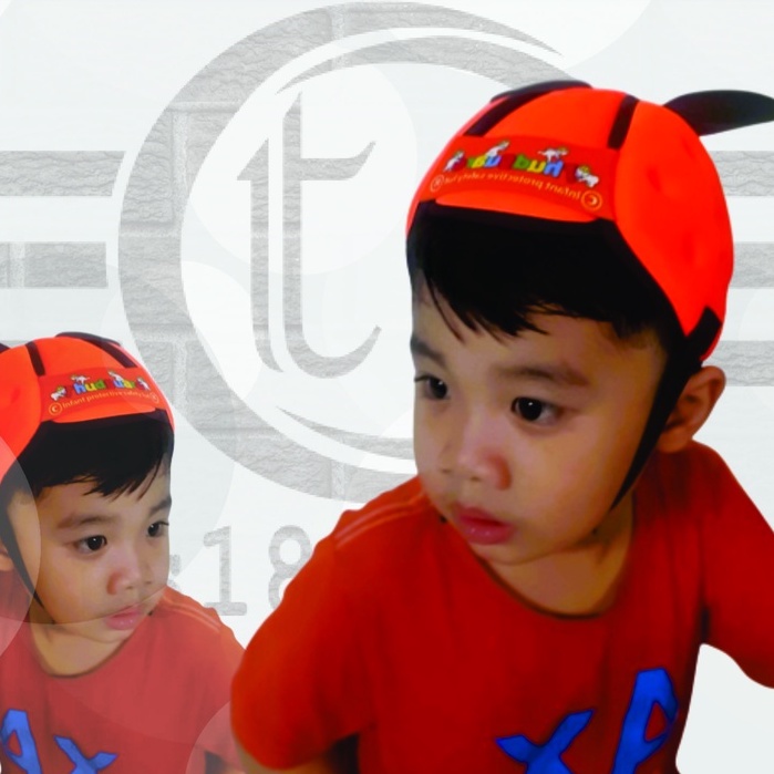 Mũ Bảo Hiểm Tem Hoạt Hình Lưỡi Trai An Toàn Cho Bé Tập Đi 7 Tháng Đến 5 Tuổi_ts1820