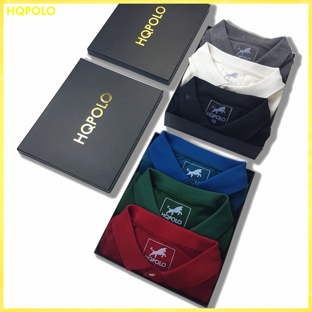 Áo thun POLO nam, cổ bẻ BASIC vải cá sấu Cotton CVC, Trẻ trung - Tinh tế, Phong cách Hiện đại 6 màu - HQPOLO 2021