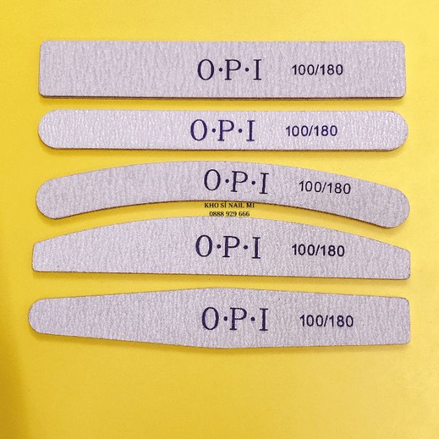 Dũa móng OPI loại dày đủ 5 hình chuyên dụng cho dân làm móng - một lốc 25 chiếc