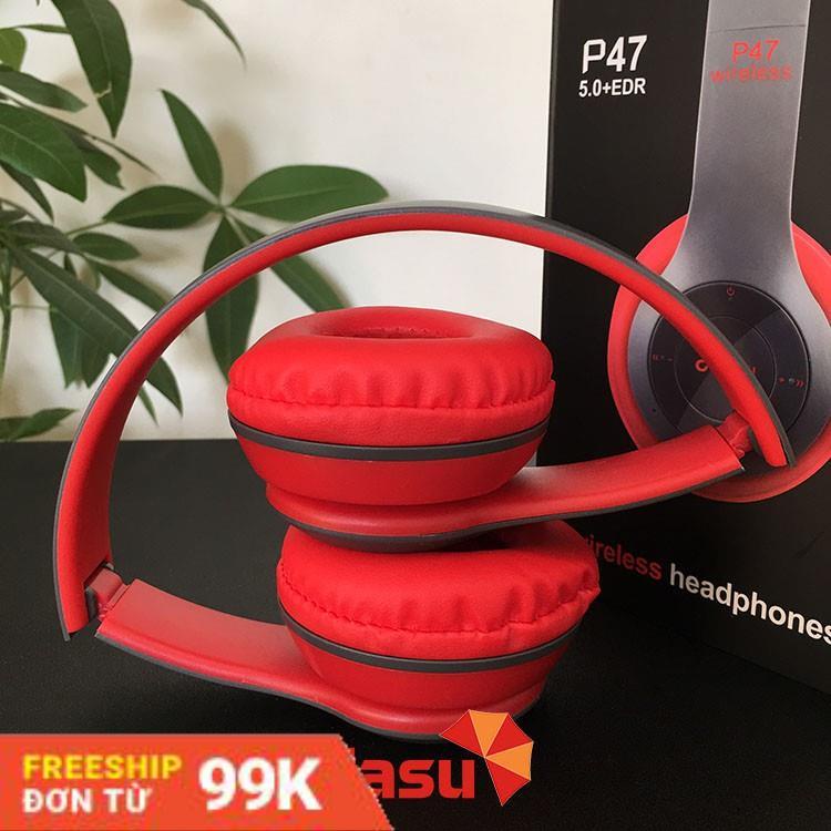 Tai nghe bluetooth P47 cao cấp tainghe bluetooth phiên bản mới nhất 5.0