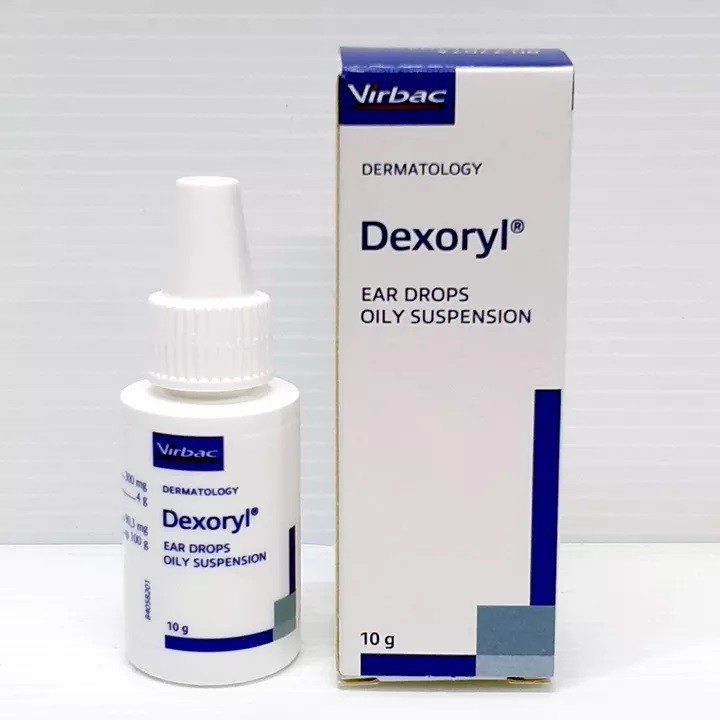 Dexoryl trị viêm tai chó mèo