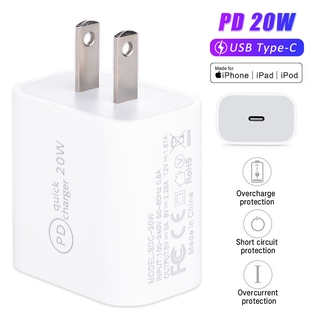 PD 20W Fast Charger for iPhone 12 iPhone 11 USB Type-C Fast Charger Suitable For Android iPhone Travel Power Adapter
