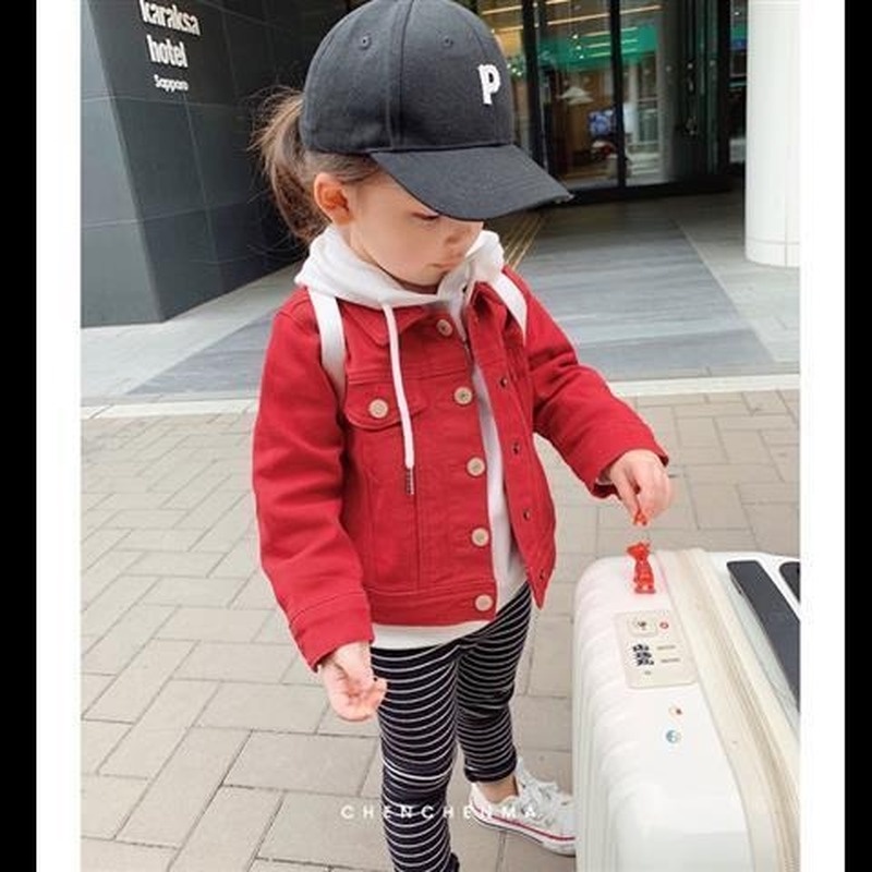 Áo khoác Denim phong cách Hàn Quốc cho bé gái