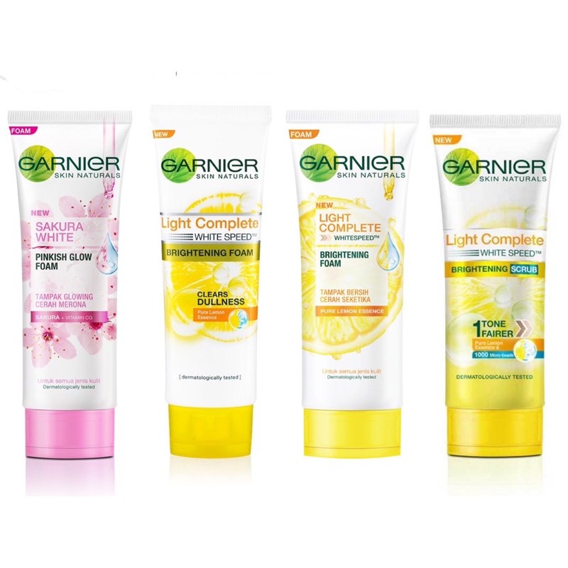 face wash garnier light complete