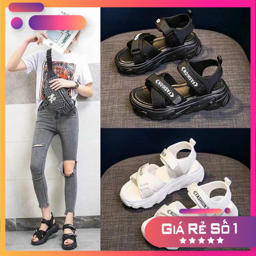 sale (S115) Sandal nữ đế bánh mì 5 phân quai chéo FASHION (mã M3)