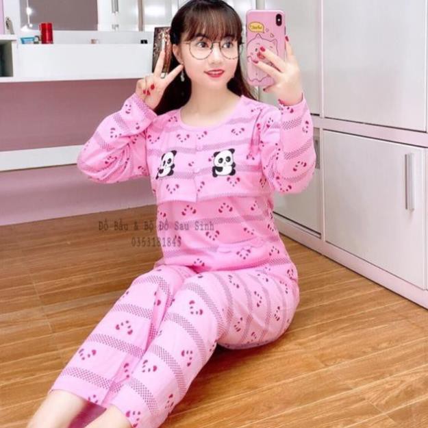 Combo 5 bộ sau sinh cho mẹ, bộ sau sinh cotton (sỉ)