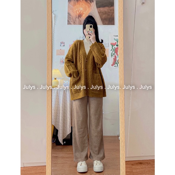 Áo cardigan len thừng 2 túi (ảnh thật shop chụp kèm video) | BigBuy360 - bigbuy360.vn