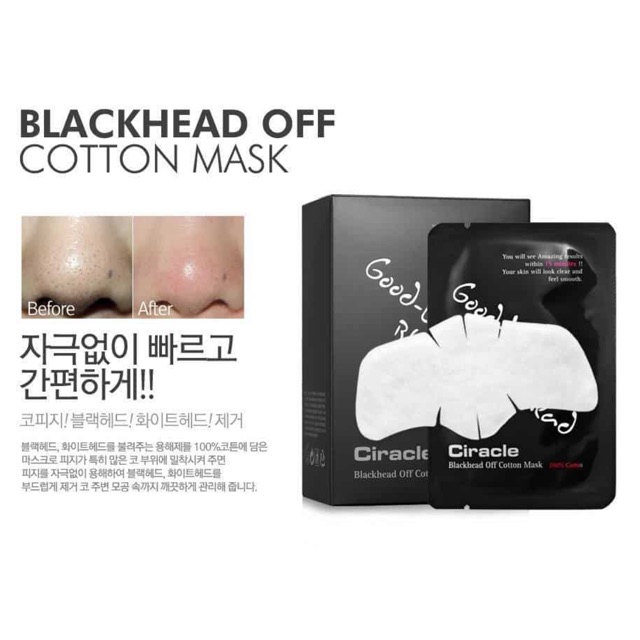 Mặt nạ đẩy mụn đầu đen Ciracle Goodbye Blackhead