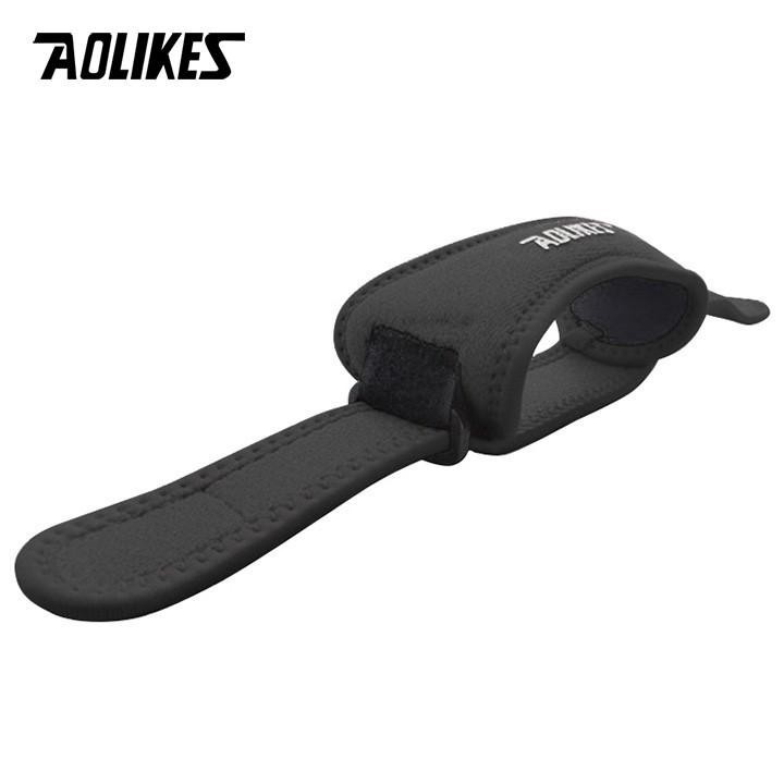 Đai đầu gối Aolikes al 7919 có đệm hơi silicone thoáng khí bó ống khớp băng cuốn bảo vệ quấn gym thể thao yoga