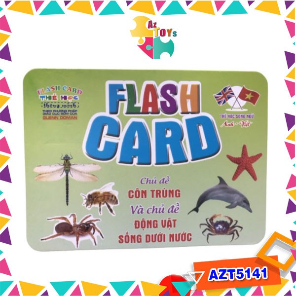 Combo Thẻ Học Flashcard Thông Minh Song Ngữ Glenn Doman Size To - AZT5141