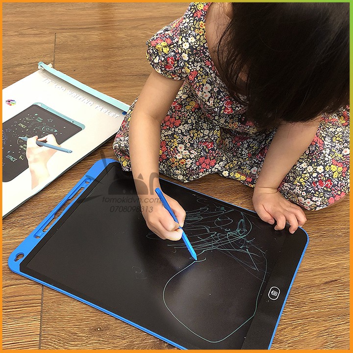 [Sỉ]Bảng viết, bảng vẽ điện tử thông minh tự động xóa cho bé từ 1 tuổi 8’5 inch, 10 inch, 12 inch [BẢNG TỰ XÓA]