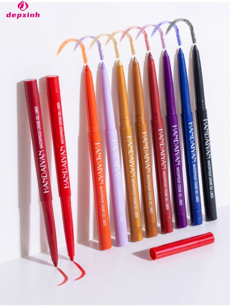 [Hàng mới về] Bút Kẻ Mắt Handaiyan Chống Thấm Nước Và Mồ Hôi Không Nhòe Với 20 Màu Lựa Chọn