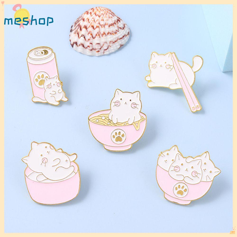 ❦Tôi❦ Khuy Cài Áo Hình Mèo Hoạt Hình Dễ Thương