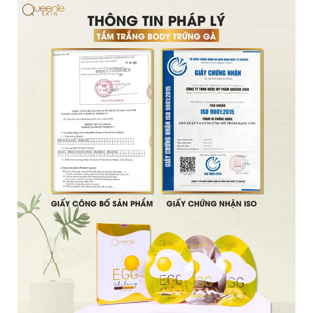 TẮM TRẮNG TRỨNG GÀ QUEENIE SKIN✔️ Chính Hãng✔️ 𝐐𝐮𝐞𝐞𝐧𝐢𝐞 𝐖𝐡𝐢𝐭𝐞 𝐌𝐚𝐱 𝟗