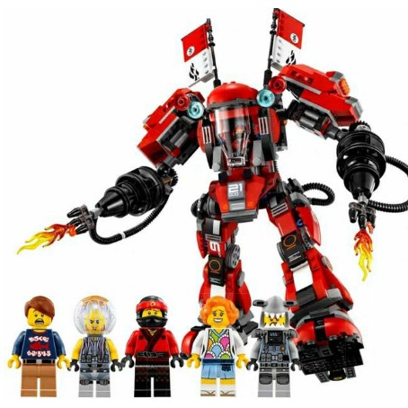 Xếp Hình Lego Ninja Movie. Chiến Binh Người máy SAMURAI Khổng Lồ của KAI. Gồm 980 Chi Tiêt.