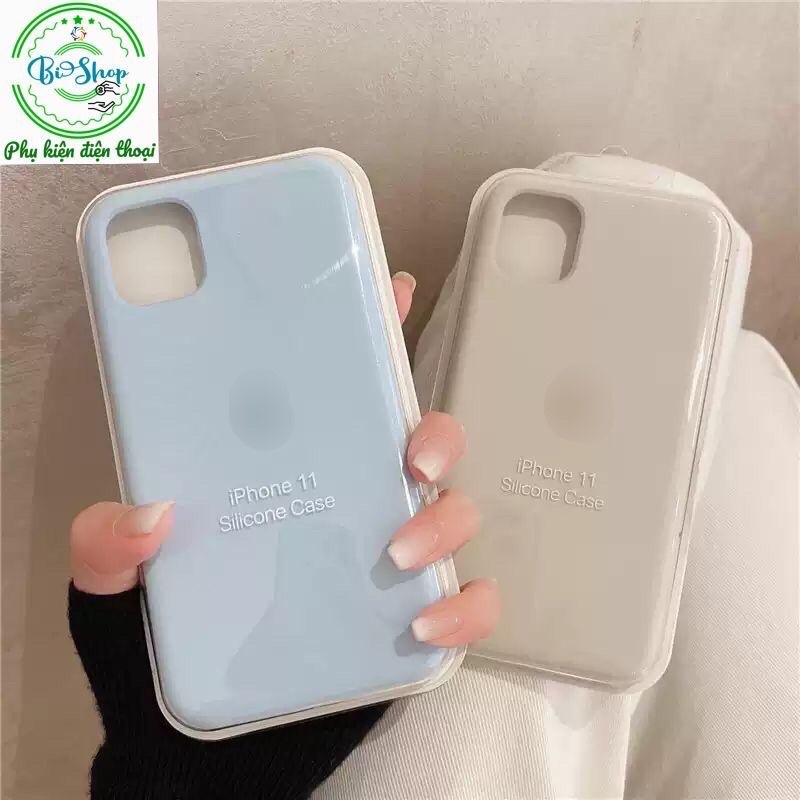 ⚡️Không FULL VIỀN 4 GÓC ⚡️ ỐP CHỐNG BẨN LOGO QUẢ TÁO LÓT NỈ CHỐNG SỐC DỄ LAU CHÙI IPHONE 11 PRO MAX / XS MAX XR X 7/8