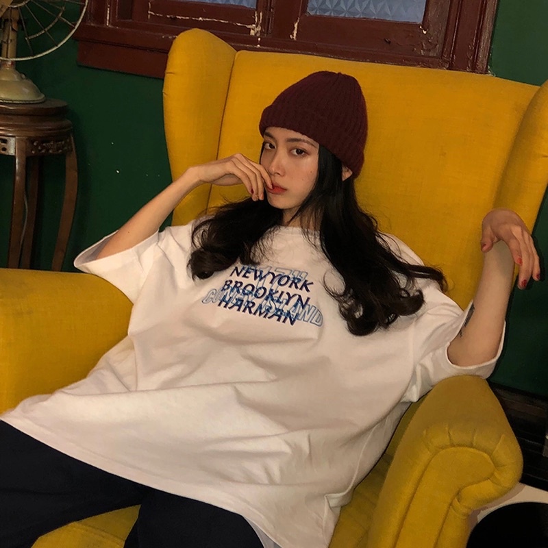 ÁO THUN COTTON - ÁO PHÔNG NEWYORK UZZLANG (KÈM HÌNH THẬT)