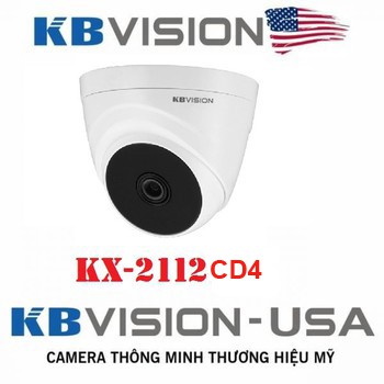Camera quan sát dome Full HD KBVISION 2.0MP (KX-2112CB4)