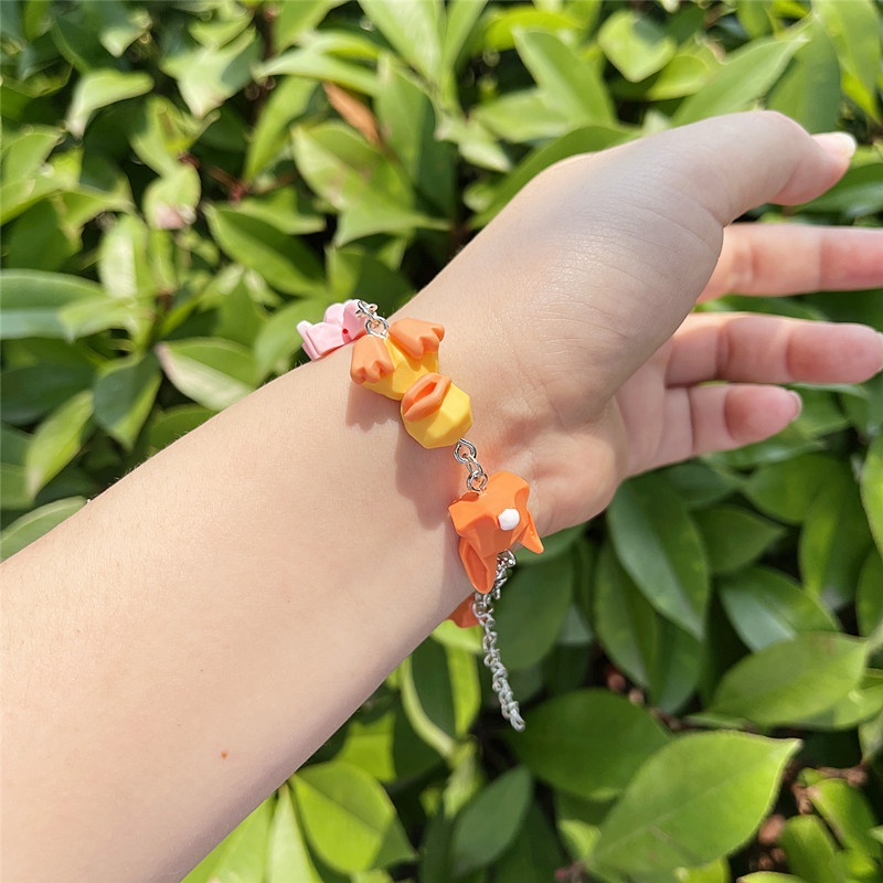 Vòng Đeo Tay Họa Tiết Động Vật Hoạt Hình Dễ Thương Bắt Mắt