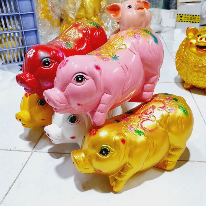 Lợn đất tiết kiệm dáng dài size 1 mới nhất