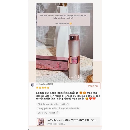 Nước hoa mini 20ml VIC EAU SO SEXY