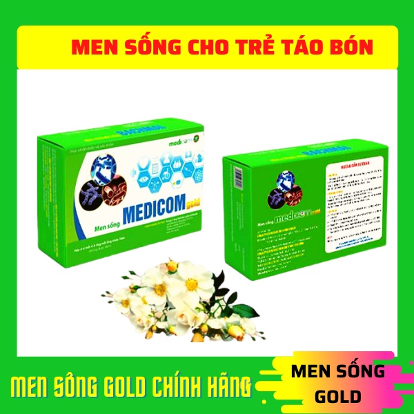 [ Chính hãng ] Mua 1 hộp tặng 1 hộp, Men sống Medicom GOLD, men sống tươi, hộp lớn 10ml x 20 ống, cho trẻ táo bón | BigBuy360 - bigbuy360.vn