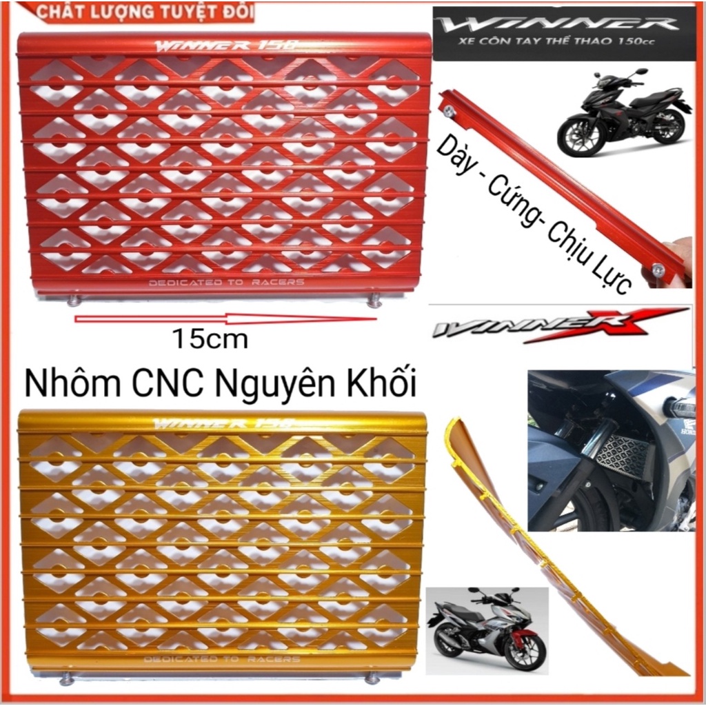 Che Két Nước Lưới Nhôm CNC Cao Cấp EXCITER 150 (Ex 150) Và WINNER V1 Và WINNER X