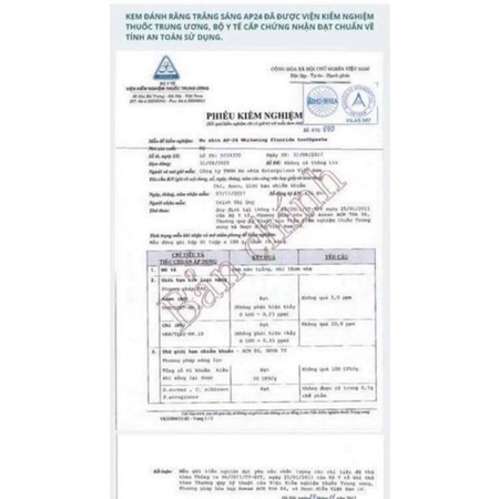 Kem đánh răng ap24 tiếng anh