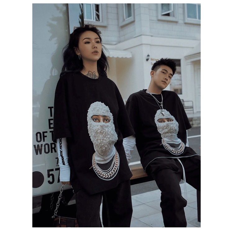 Áo from rộng nam nữ ALDV in hình mặt người vải cotton nhiều mẫu chuẩn áo thun unisex tay lỡ cổ tròn Nelly cộc tay