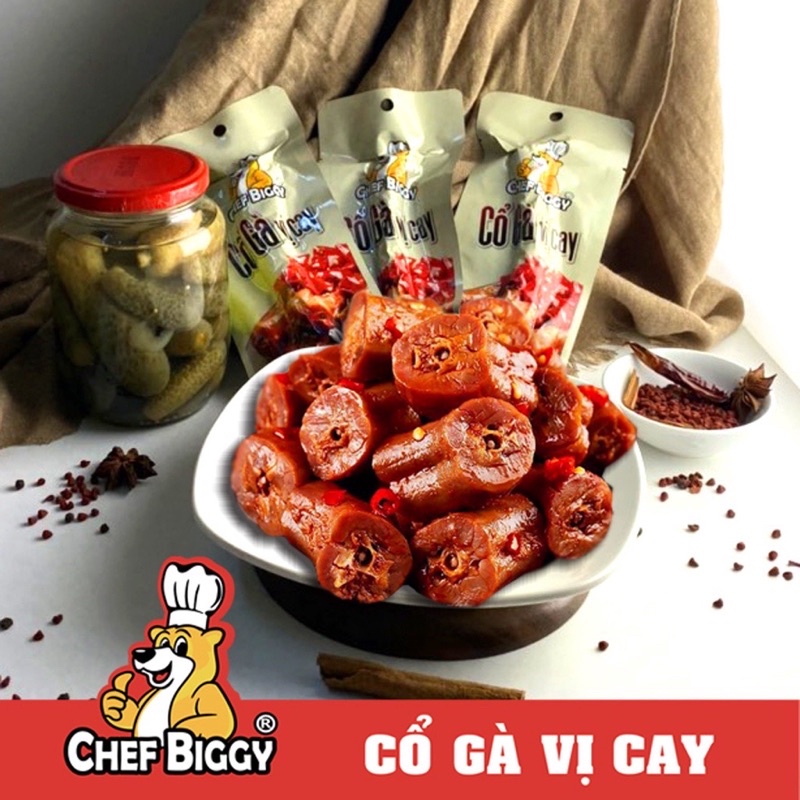 Cổ gà cay 🐔 𝑭𝑹𝑬𝑬𝑺𝑯𝑰𝑷 🐔 Cổ gà CHEF BIGGY - thương hiệu Việt Nam | BigBuy360 - bigbuy360.vn