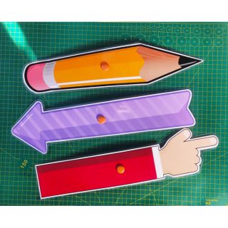 [Đồ dùng dạy học] Mũi tên quay gắn bảng từ