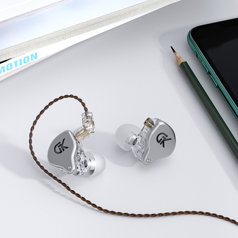 Tai Nghe Nhét Tai Có Dây Âm Thanh HIFI FAAEAL GK GS10 4BA + 1DD 10-Unit