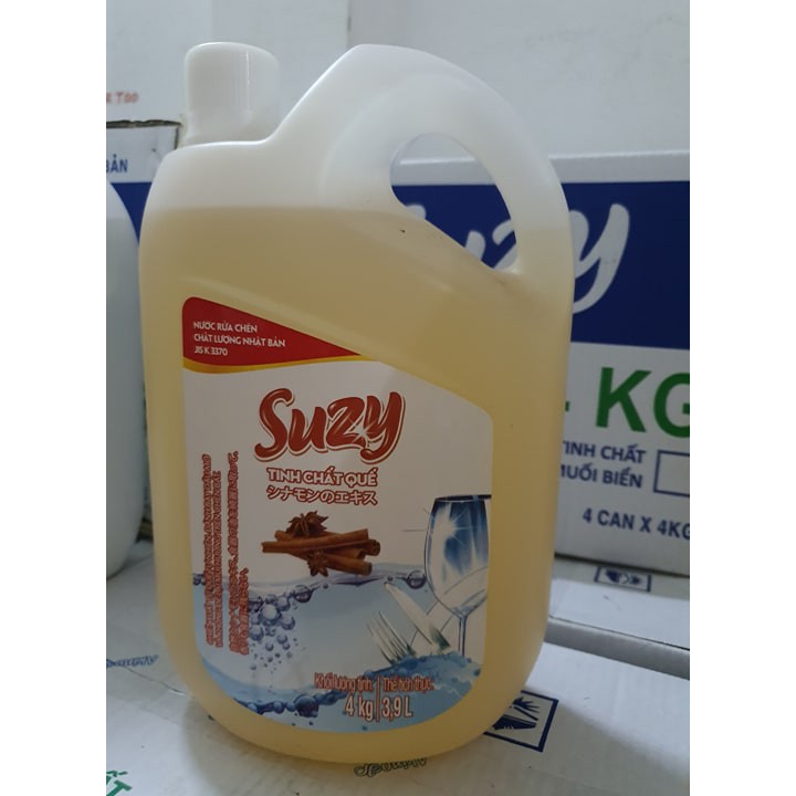 Nước lau sàn SUZY 4L SẠCH KHUẨN, KHÔ NHANH, AN TOÀN - thành phần HỮU CƠ, chất lượng NHẬT BẢN