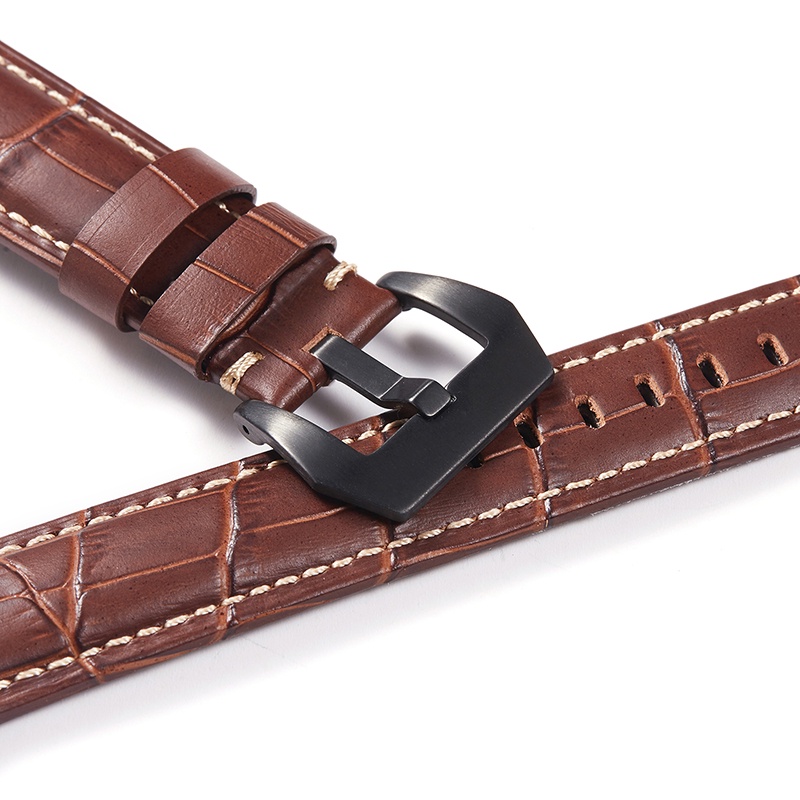 Dây Đeo Đồng Hồ Bằng Da 20mm 22mm 24mm 26mm Cho Nam Nữ