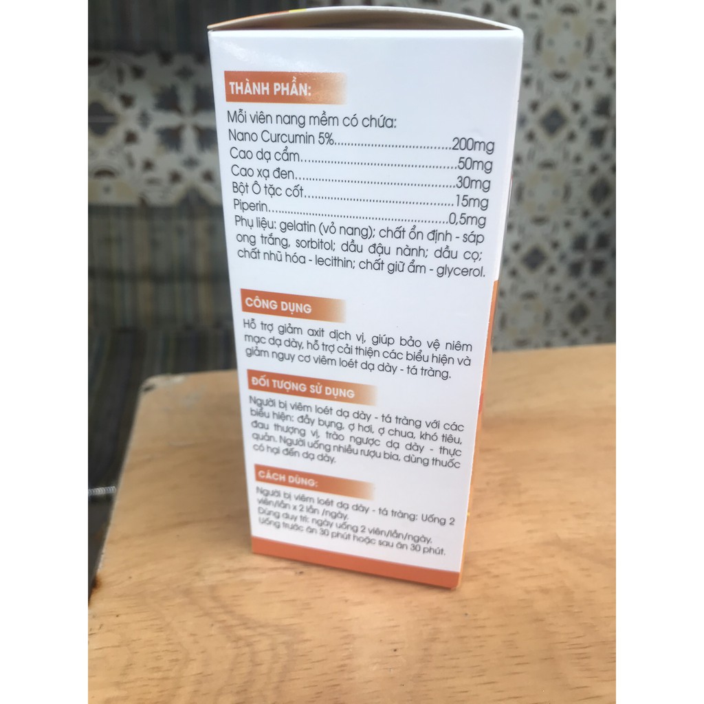 Viên Uống BTA CURMINZOL HP (Hộp 30 viên) hỗ trợ bảo vệ niêm mạc dạ dày - cvspharmacy