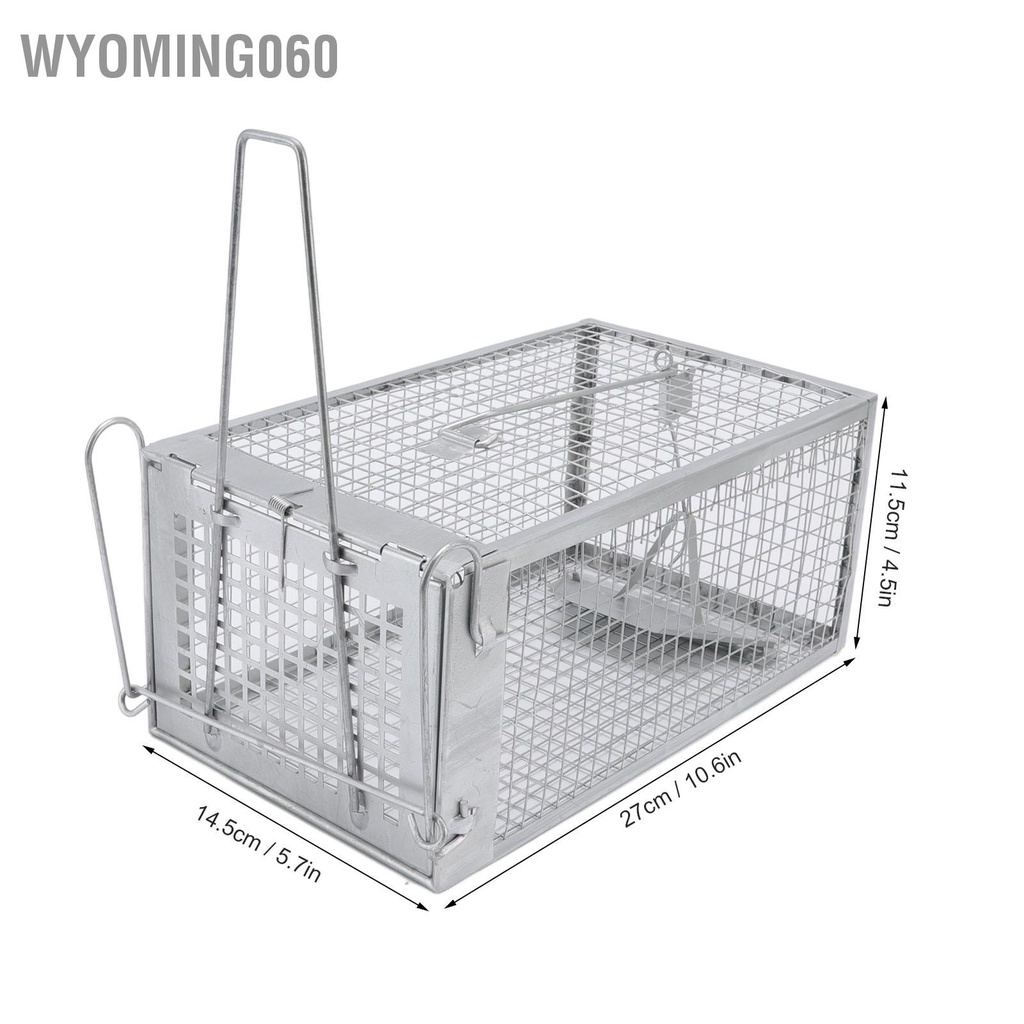 Lồng chuột sắt Bẫy Cửa một cửa động vật sống cho nhỏ ngoài trời trong nhà