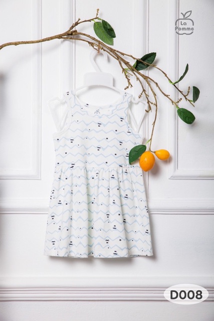 LaPomme Váy xoè Cotton La pomme cho bé gái size từ 9-12/12-18/18-24/3y/4y