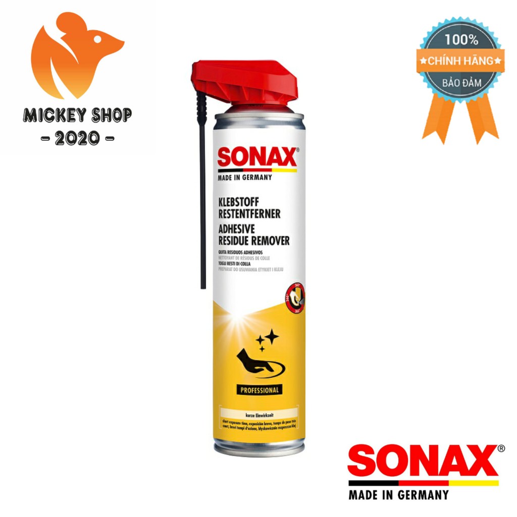 Dung dịch tẩy keo, băng dính và bụi sơn SONAX 400ml - 477300