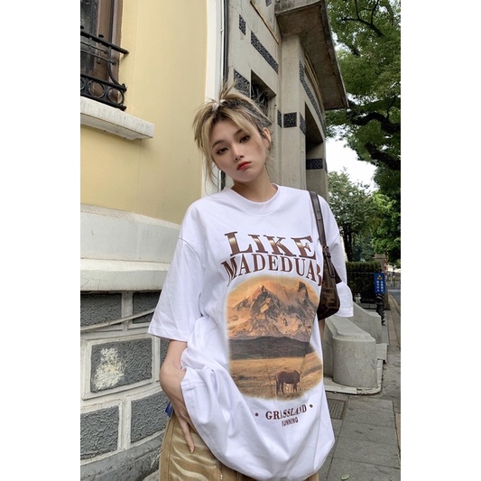 Áo phông MADEDUAB chất liệu cotton thoáng mát form unisex