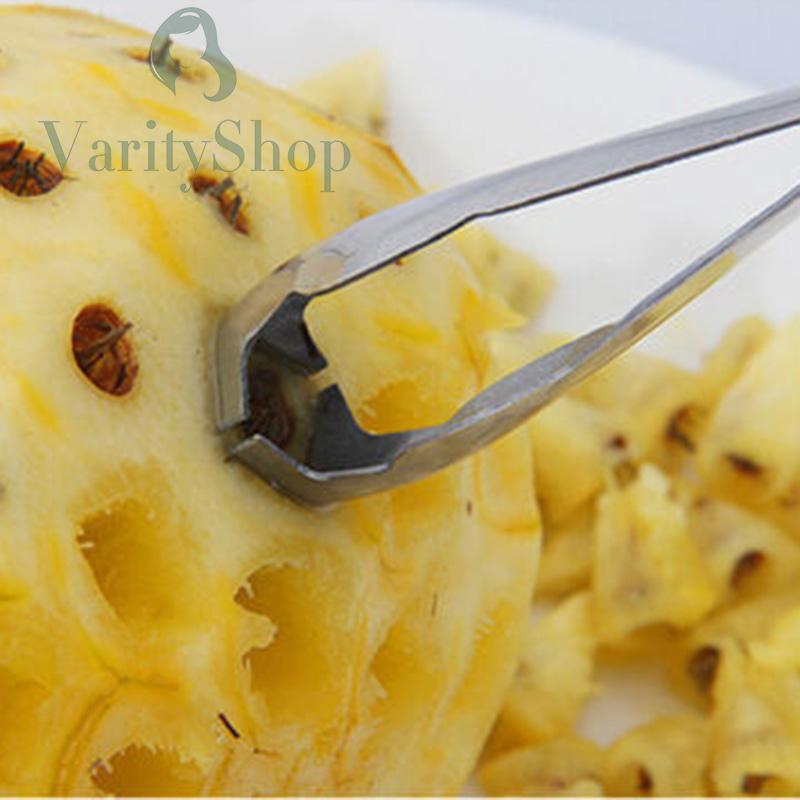 Kẹp gắp mắt dứa cầm tay bằng thép không gỉ tiện dụng