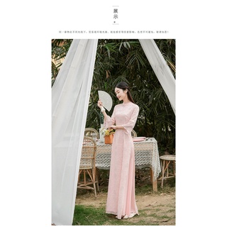 Traditional Cheongsam Dress With Buttons 2021