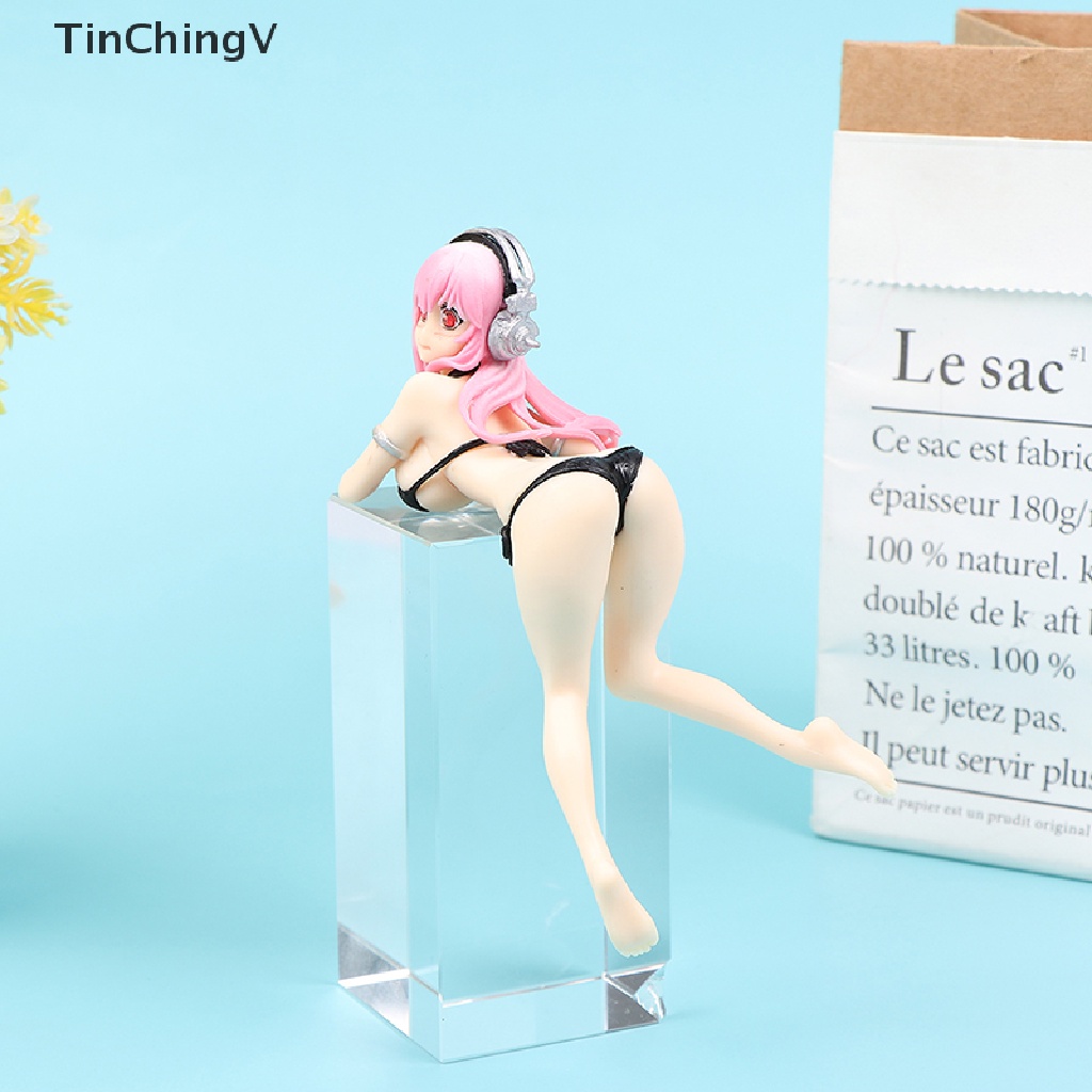 Mô Hình Nhân Vật Anime SUPER SONICO Nhật Bản Trang Trí Bánh Kem & Mì Ăn Liền