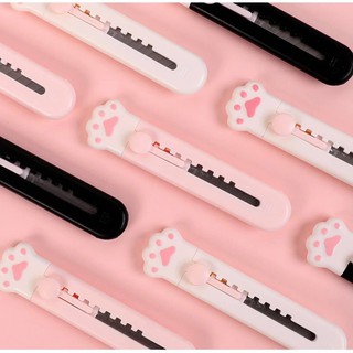Dao dọc giấy mini hình chân mèo dễ thương