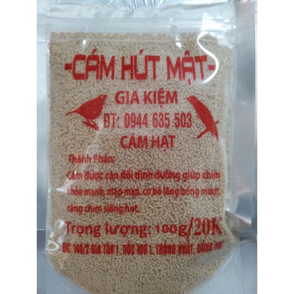 Cám hút mật Gia Kiệm (cám hạt) 100g