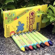 Bút Sáp Màu Duka : Regular Crayons 8 Màu DK 3303 - 8