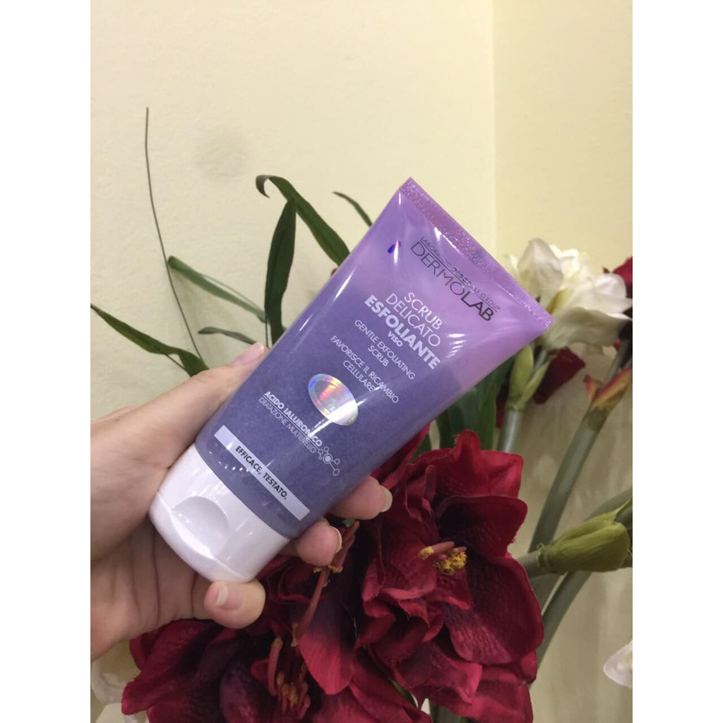 Gel Tẩy Tế Bào Chết Có Hạt Cho Mọi Loại Da Dermolab Milano Gentle Exfoliating Scrub 150ml