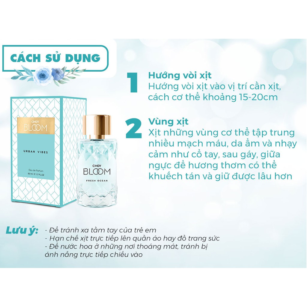 Nước Hoa Cindy Bloom Fresh Ocean 30ml Chính Hãng | BigBuy360 - bigbuy360.vn