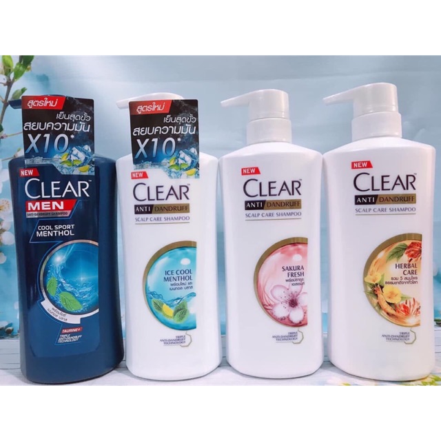🎀🎀 Dầu Gội CLEAR 450ml Chính Hãng Thái Lan
