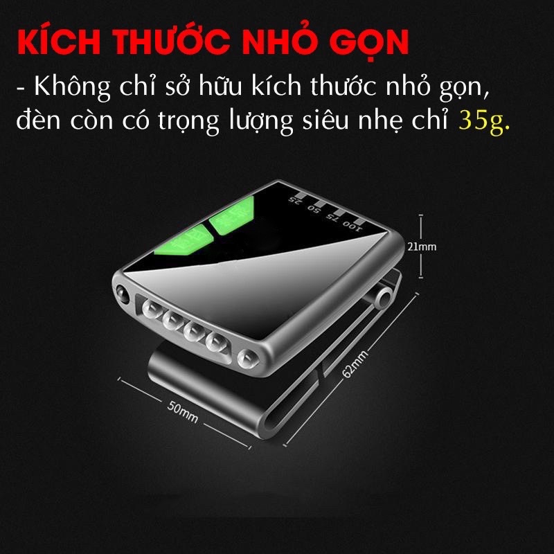 Đèn kẹp mũ ( đội đầu) KoEN